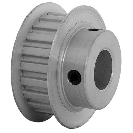 B&B Manufacturing 21XL037-6FA6, Timing Pulley, Aluminum, Clear Anodized,  21XL037-6FA6